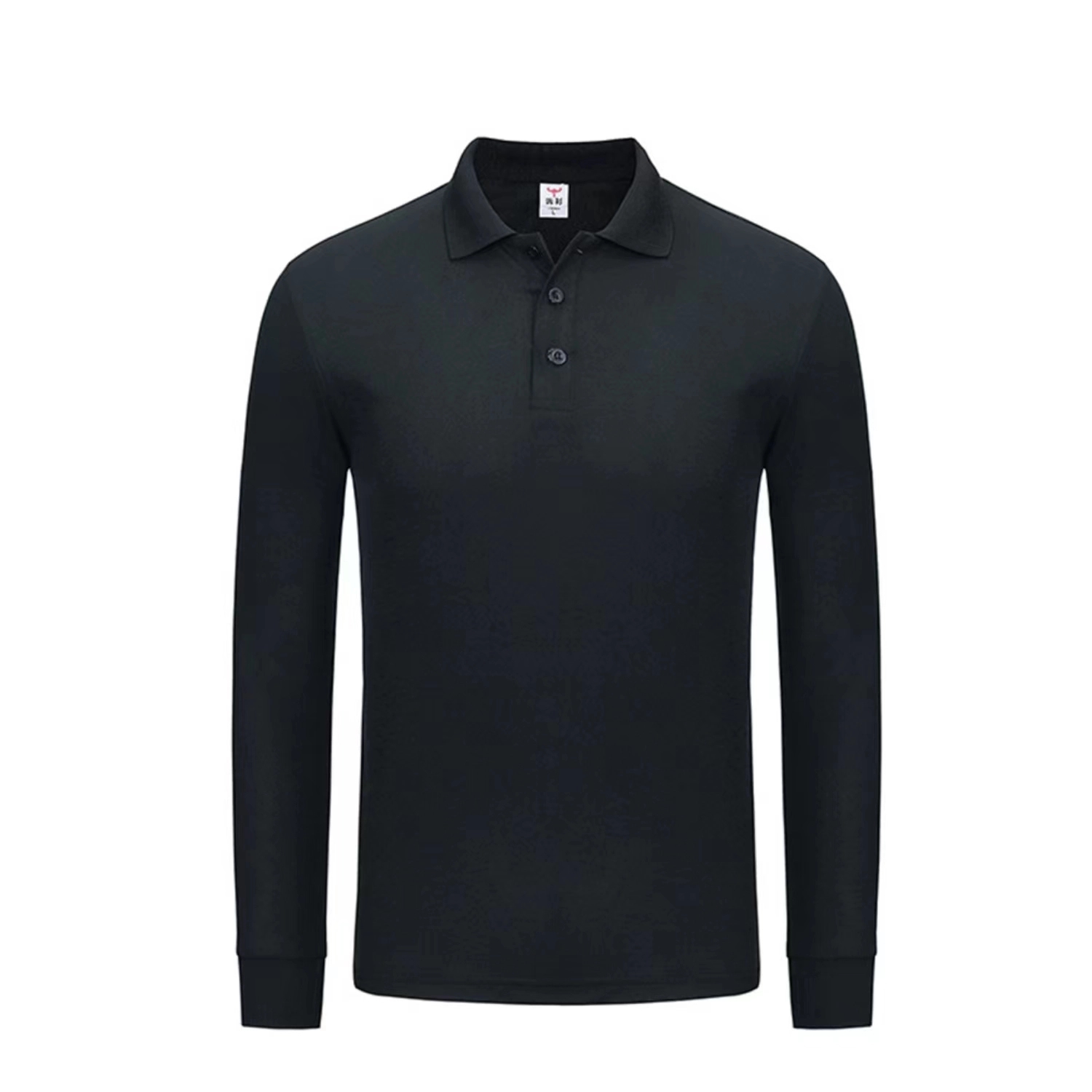 Ladies' Long-Sleeve Polo Shirts Sweatshirt Tops Work Clothes 15