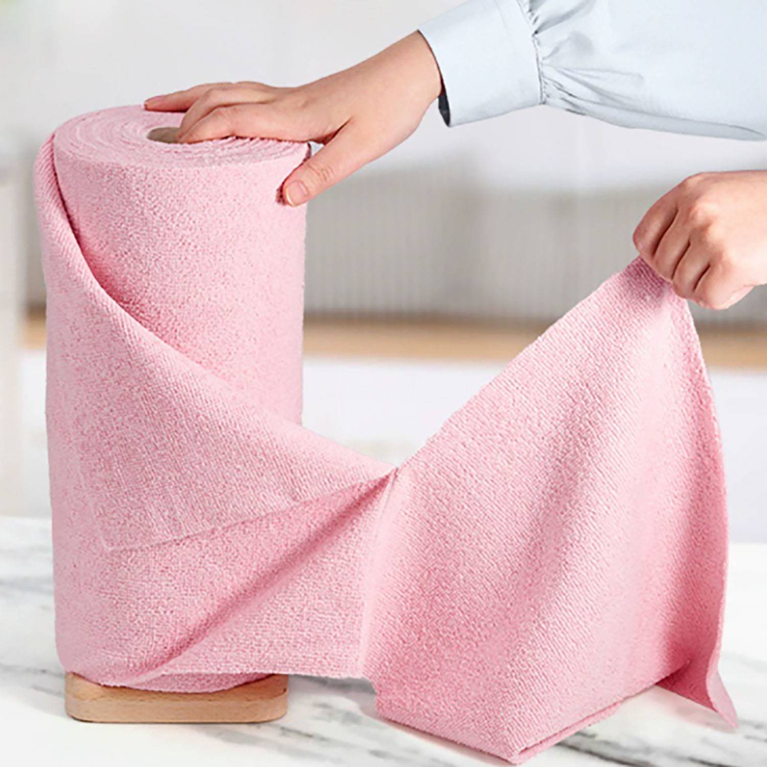 Multi-Purpose Microfiber Cleaning Rag Roll 8