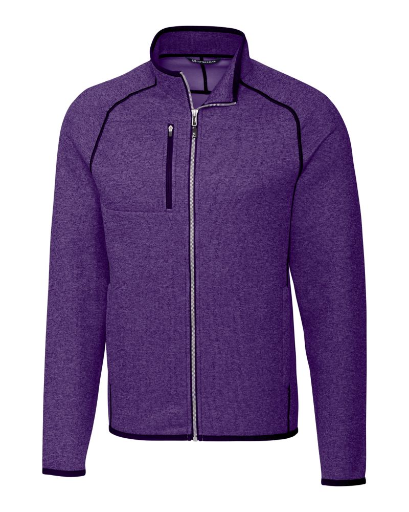 Cutter & Buck Mainsail Sweater-Knit Mens Full Zip Jacket 41