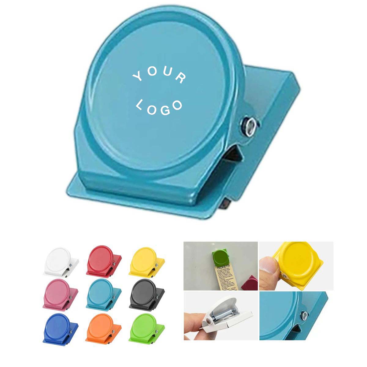 Durable Metal Memo Clip with Strong Magnet 6