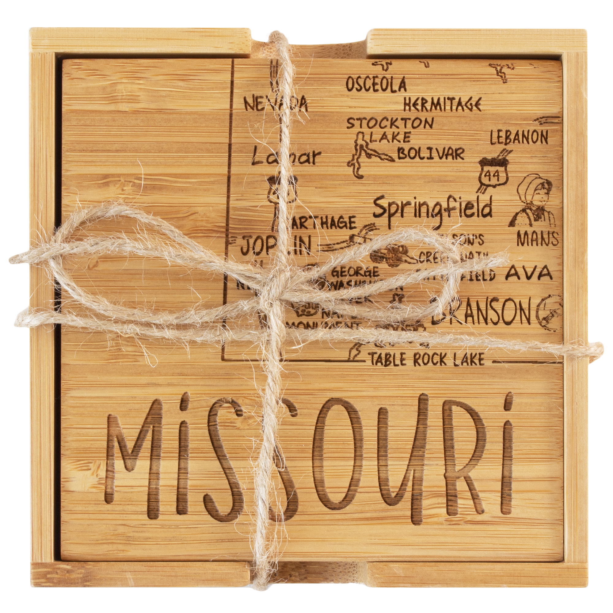 Missouri Puzzle Coaster Set 2
