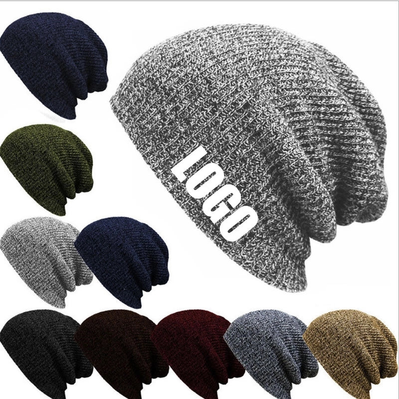 Custom Winter Hats Warm Knitted Cap for Men 3
