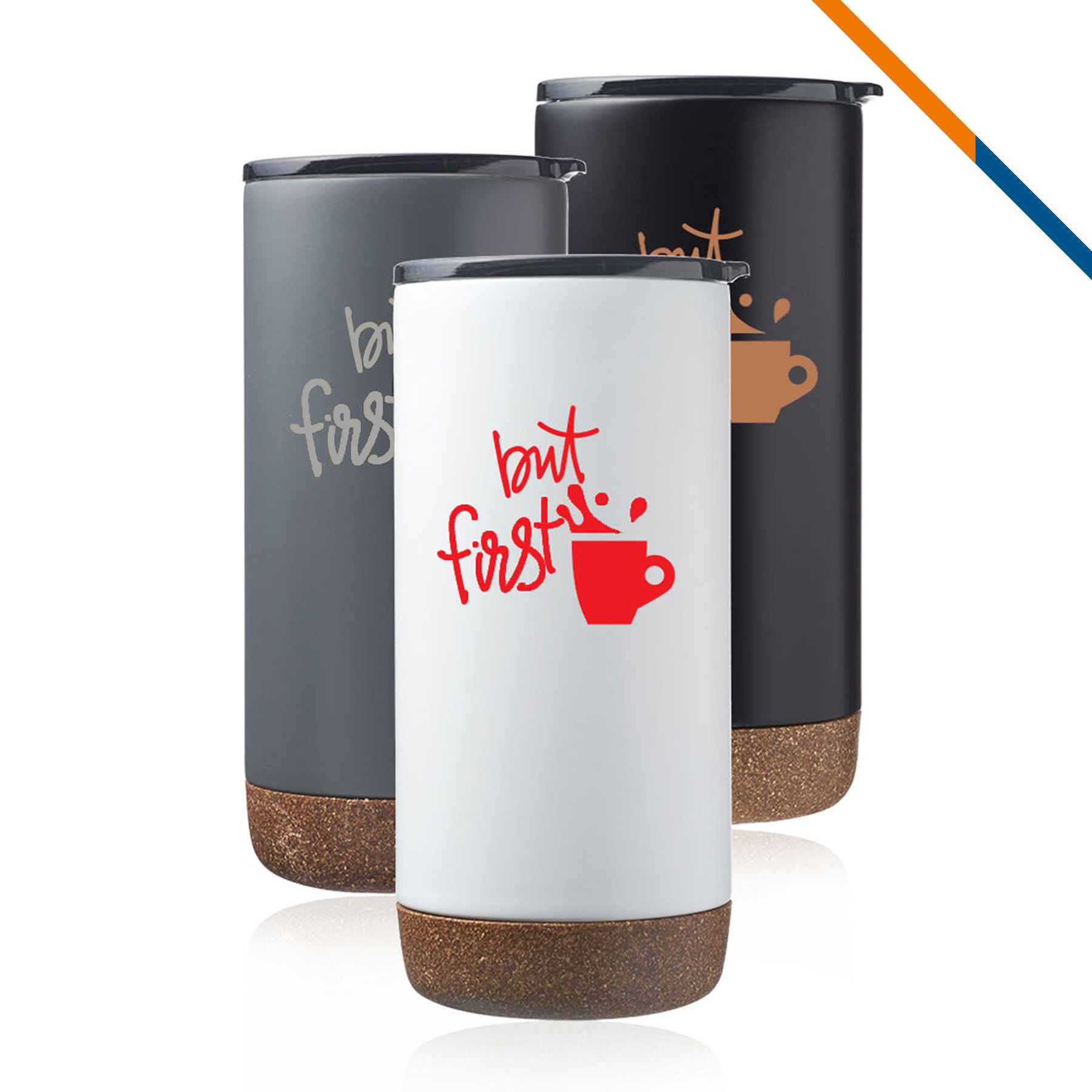 Clary Stainless Steel Travel Mug - 16 OZ. 2