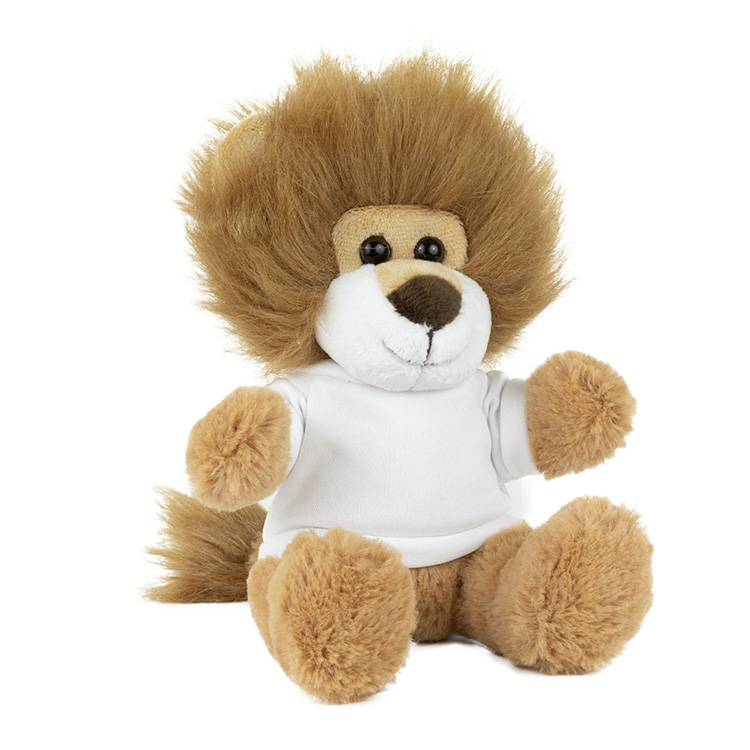 "FLUFFY THE FIERCE" 6" Plush Teddy Lion 7