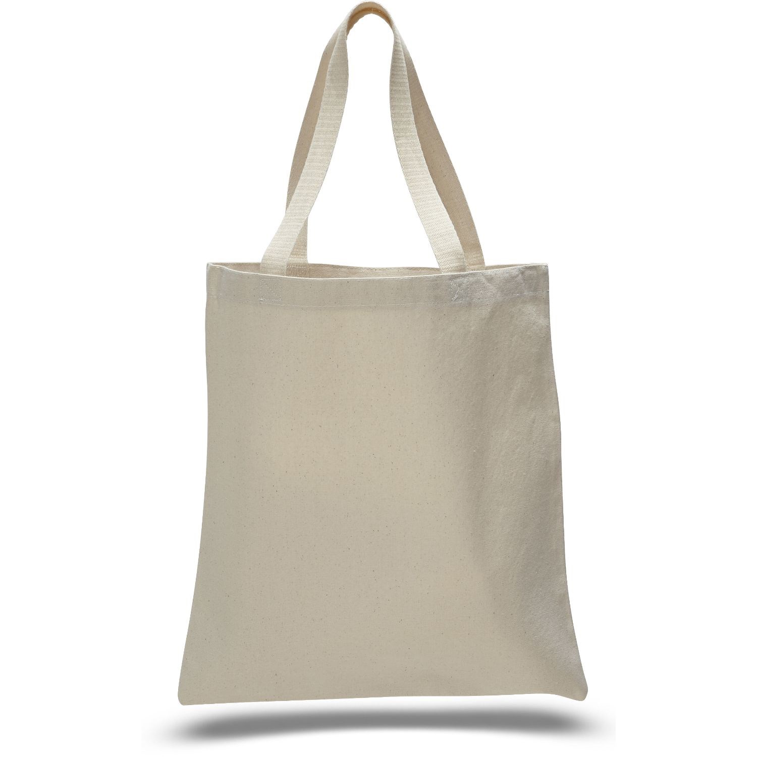 Heavyweight Cotton Canvas Tote Bag W/ Zipper 12 Oz Heavy Duty Bags (15"X16"), custom tote bag with logo imprint 3