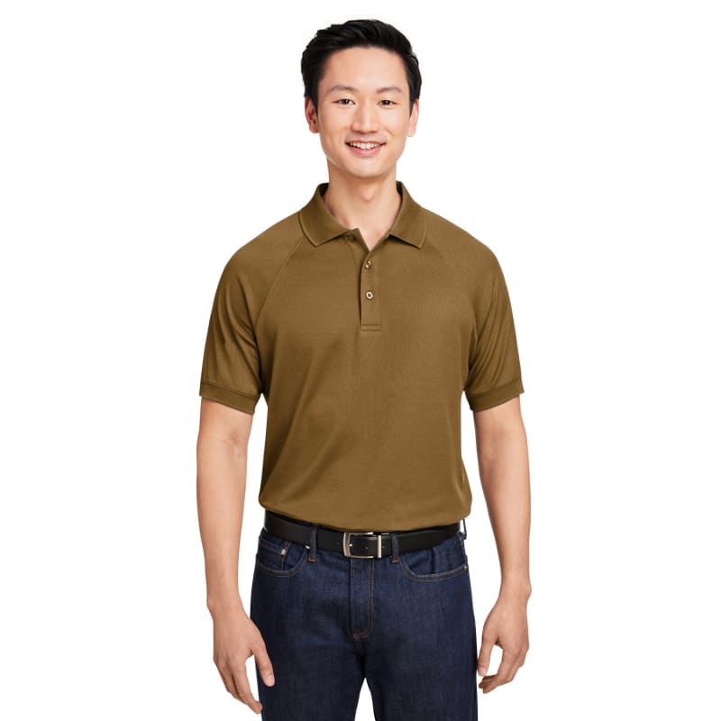 Harriton Men's Charge Snag And Soil Protect Polo 10