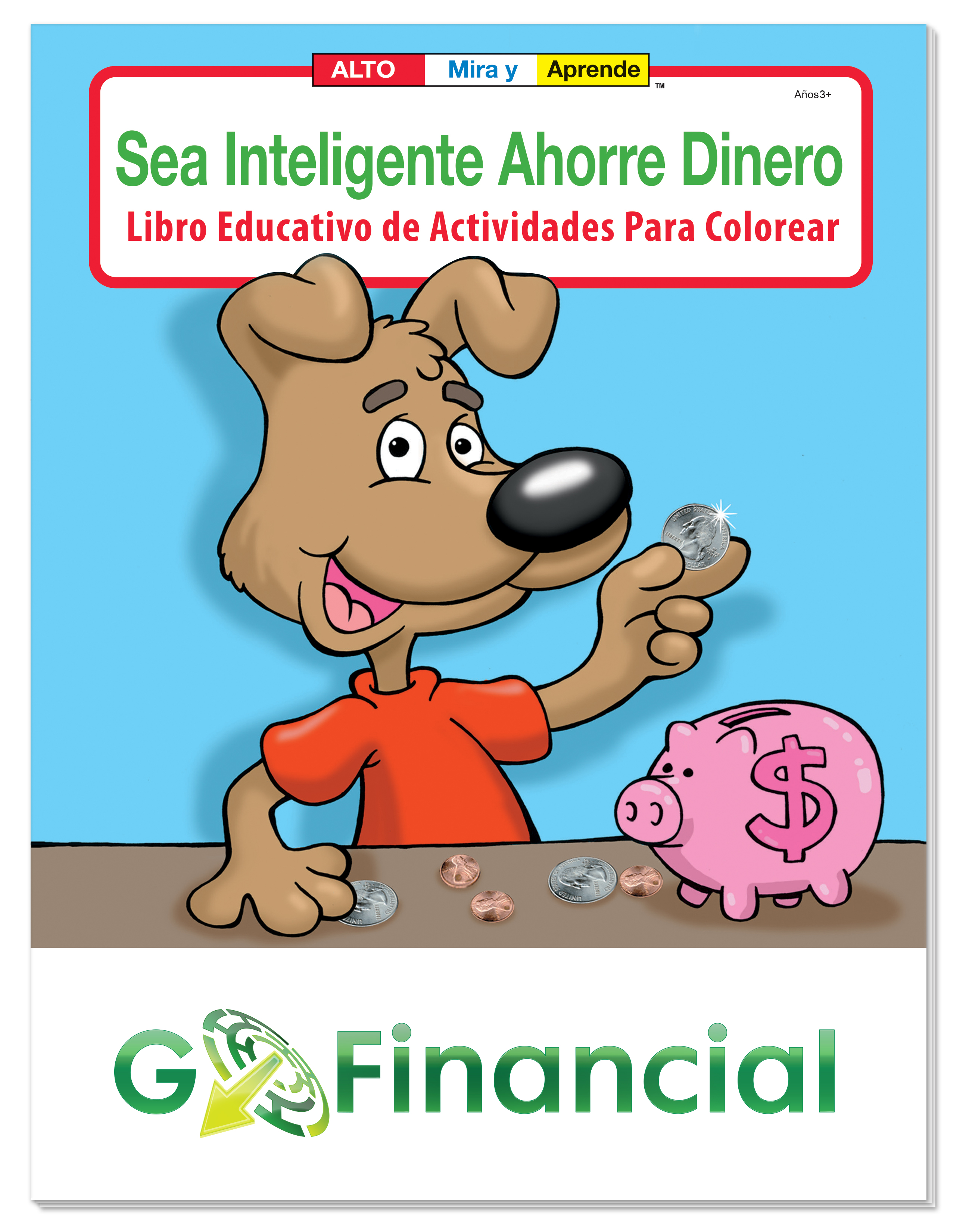 Good Value™ Coloring Book: Be Smart, Save Money (Spanish) 2