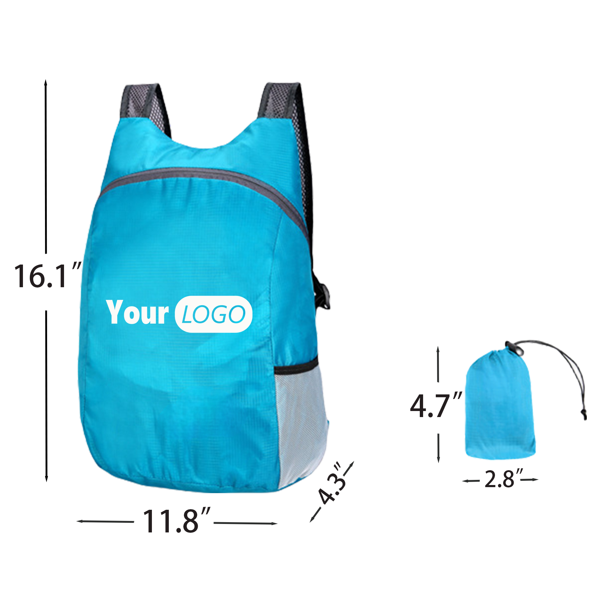 MOQ10 Lightweight Packable Pocket Backpack 7