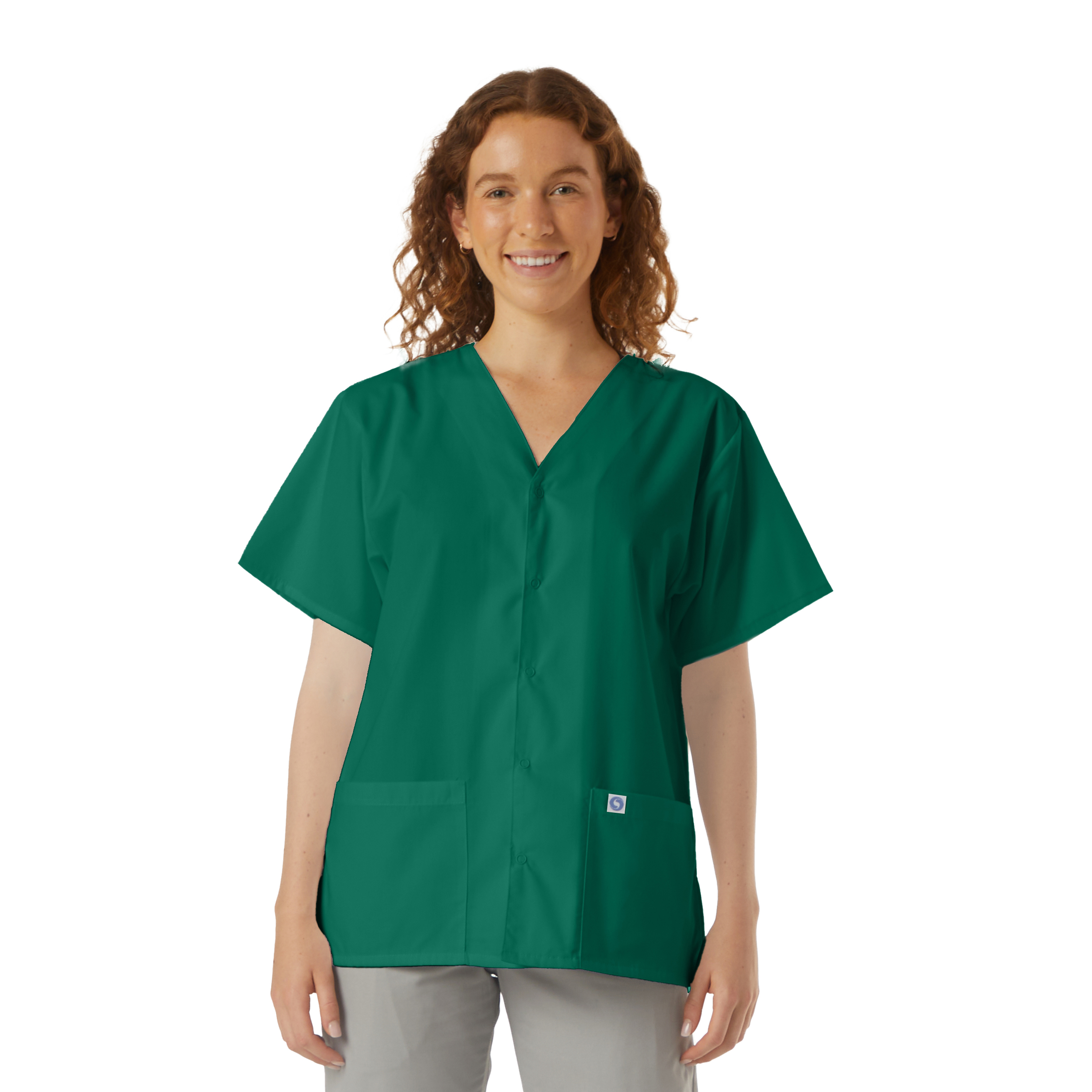 UltraSoft Snap-Front Scrub Tunic 3