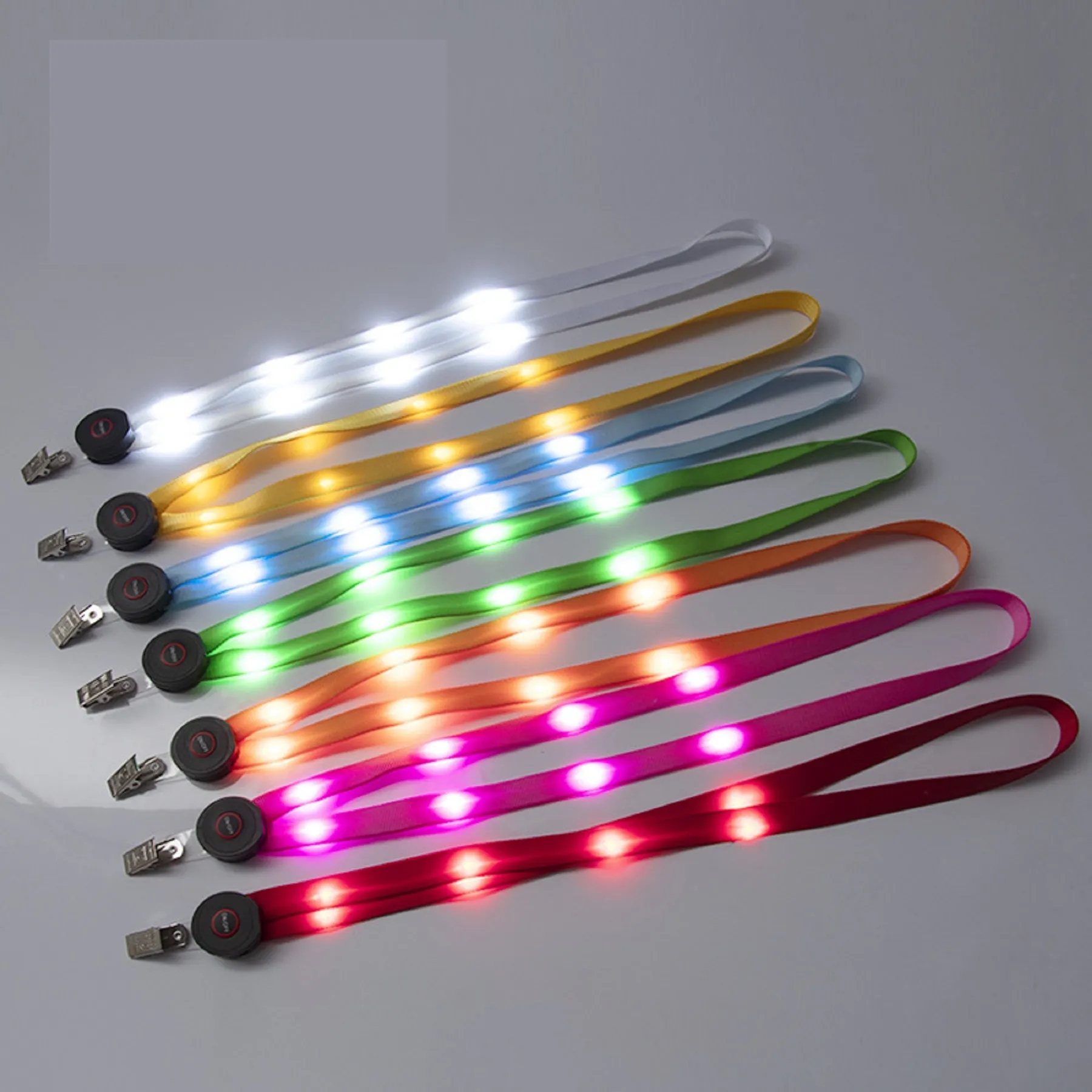 Round LED Flashing Lanyard 2