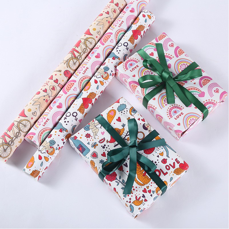 Custom Rolled Gift Wrapping Paper 1