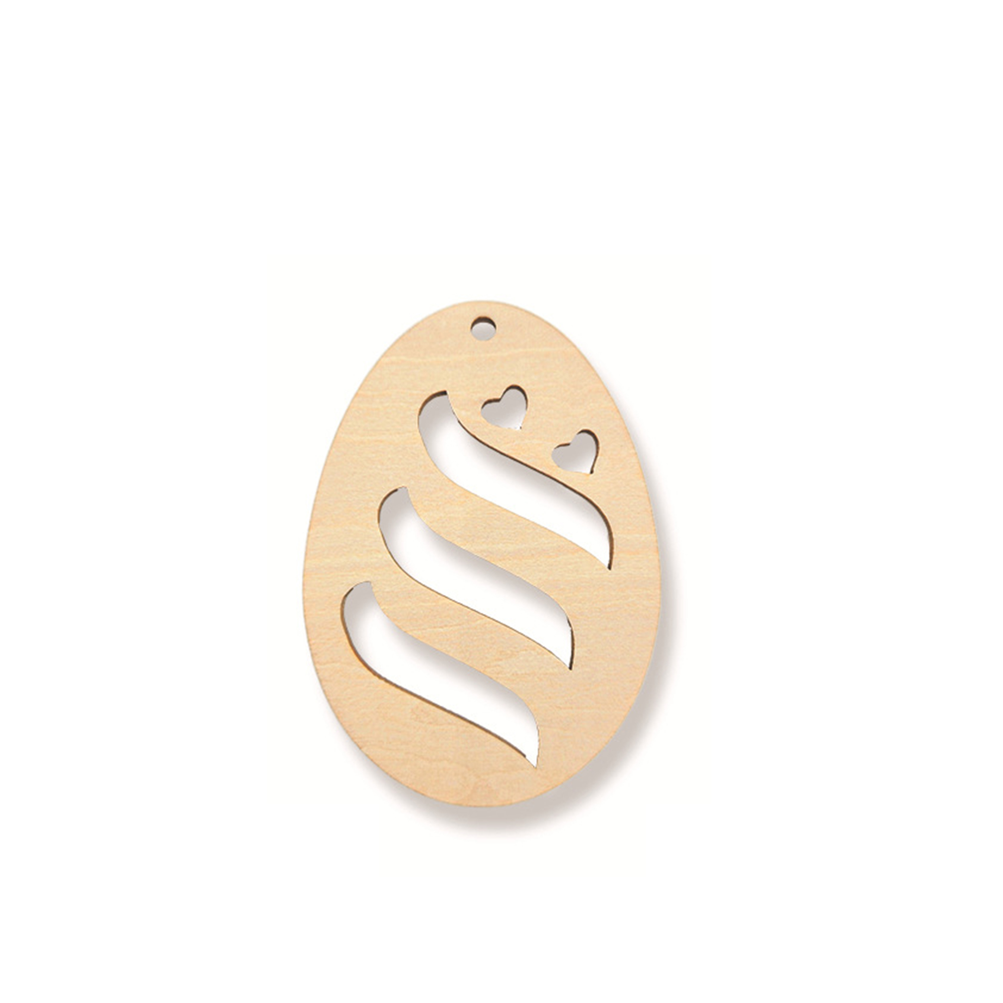 Natural Wood Christmas Tree Pendant 67
