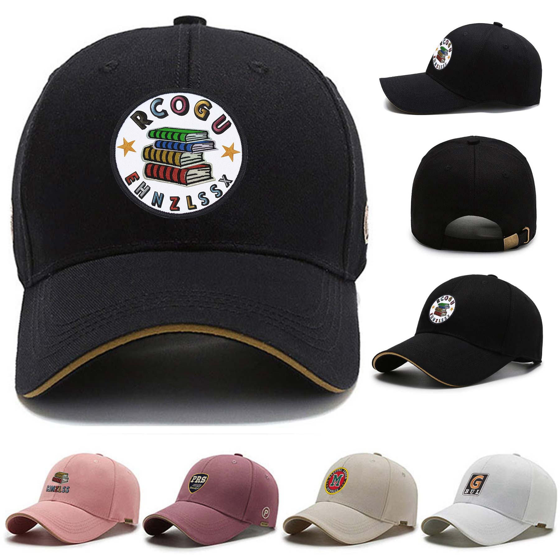 Structured Baseball Cap with Sandwich Bill 2