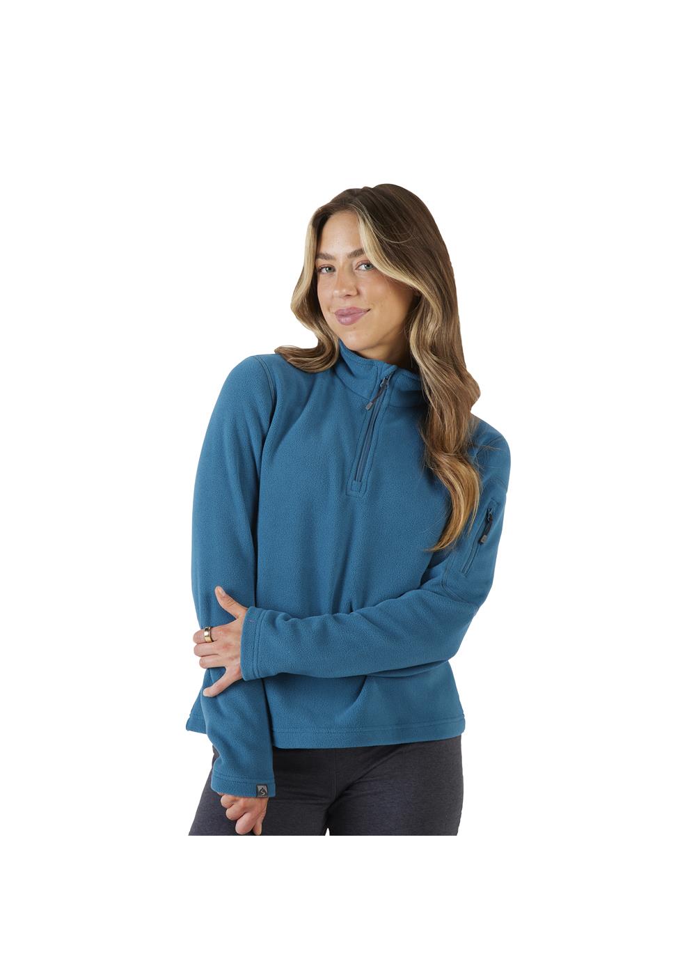 Storm Creek Women's Fireside Fleece Microfleece Quarter Zip 32