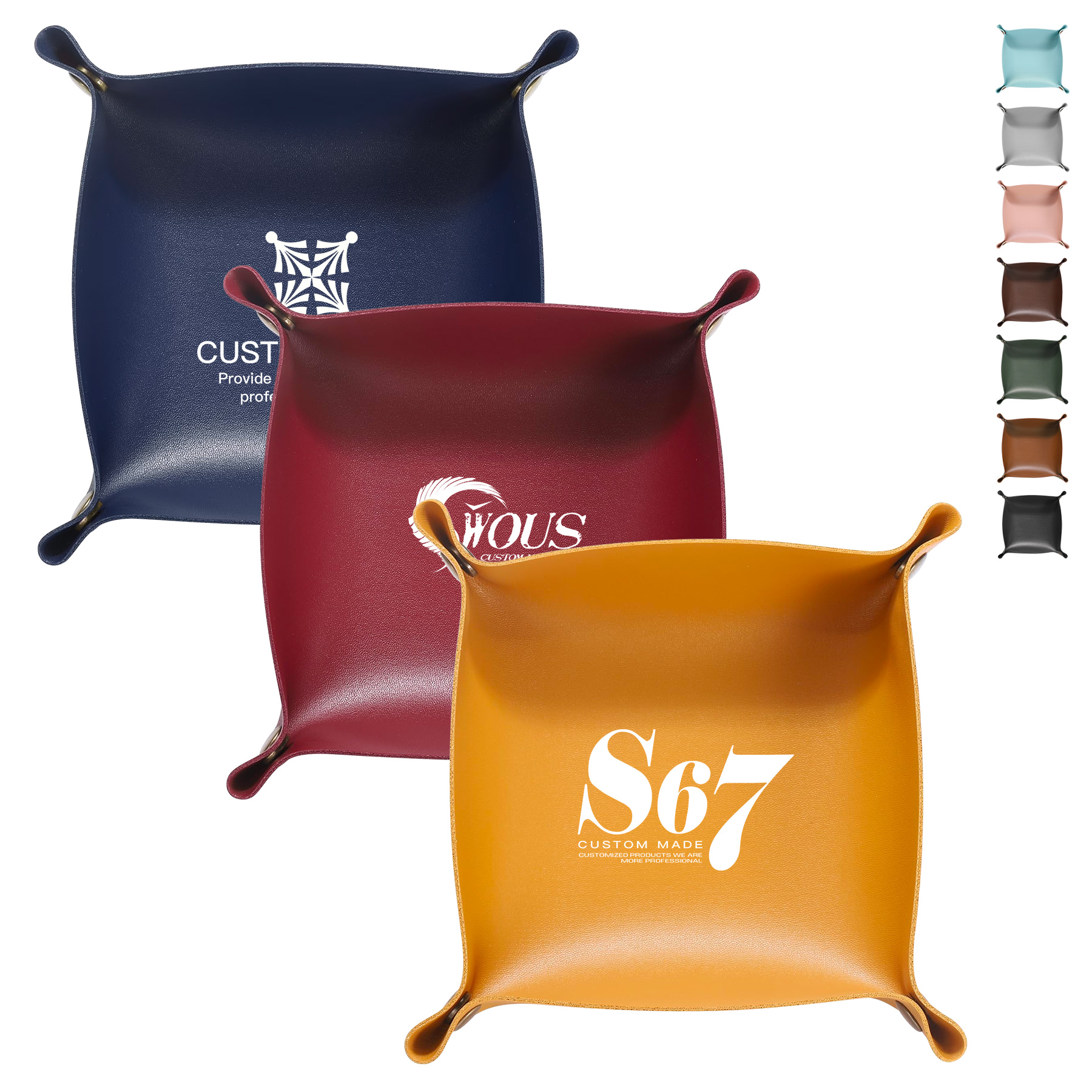 PU Leather Bedside Tray 2