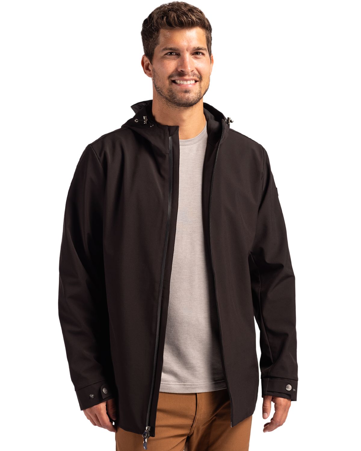 Camano Everyday Stretch Recycled Mens Water Resistant Jacket