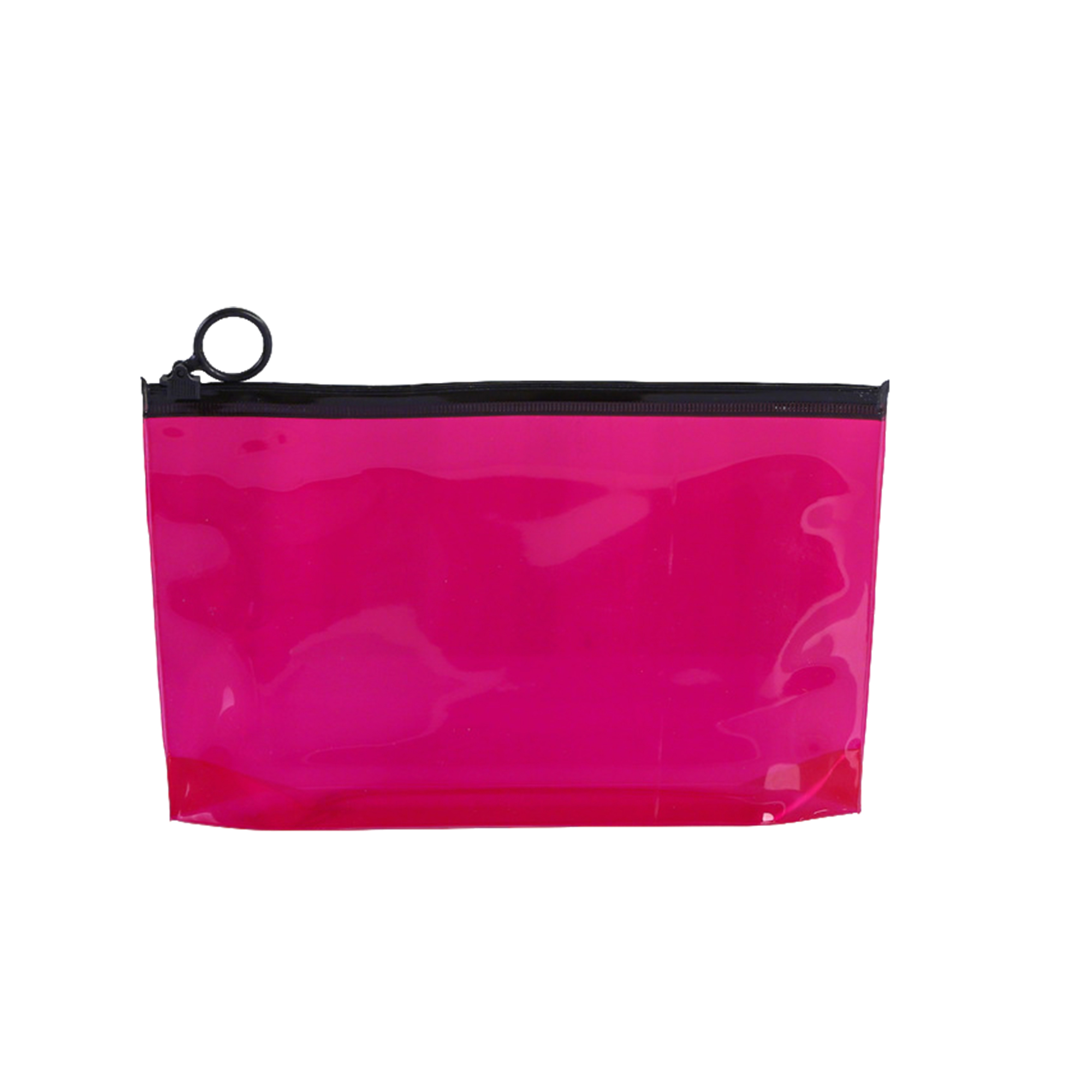 Clear Zipper Cosmetic Organizer With Carry Loop 12