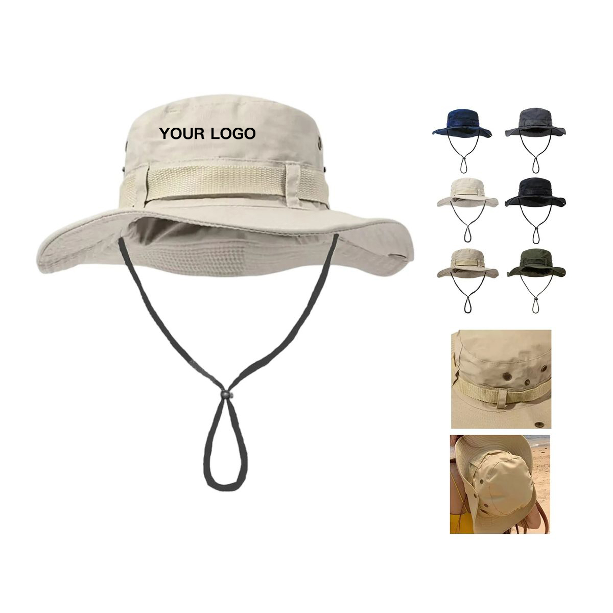 Outdoor Polyester Sun Protection Hat 9