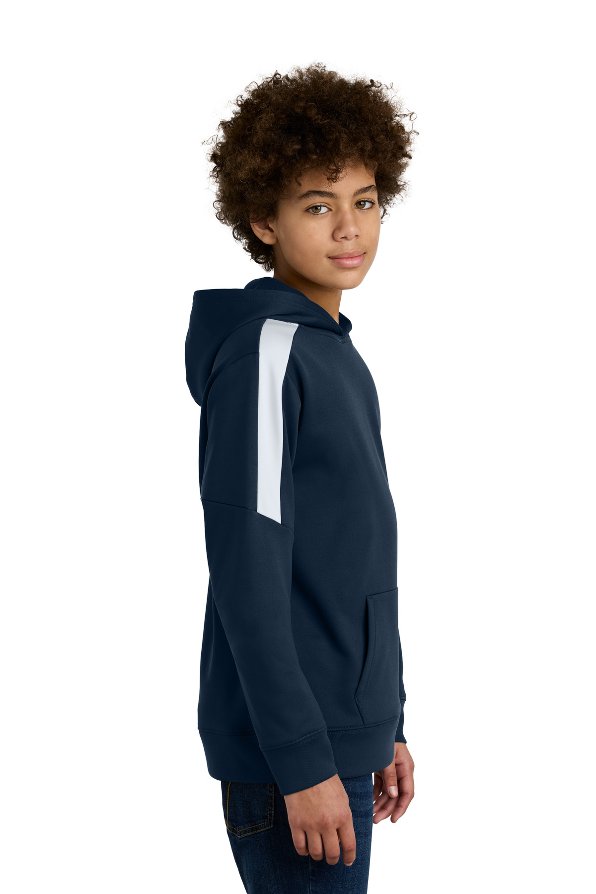 Sport-Tek Youth Sport-Wick Fleece United Pullover Hoodie YST255 43