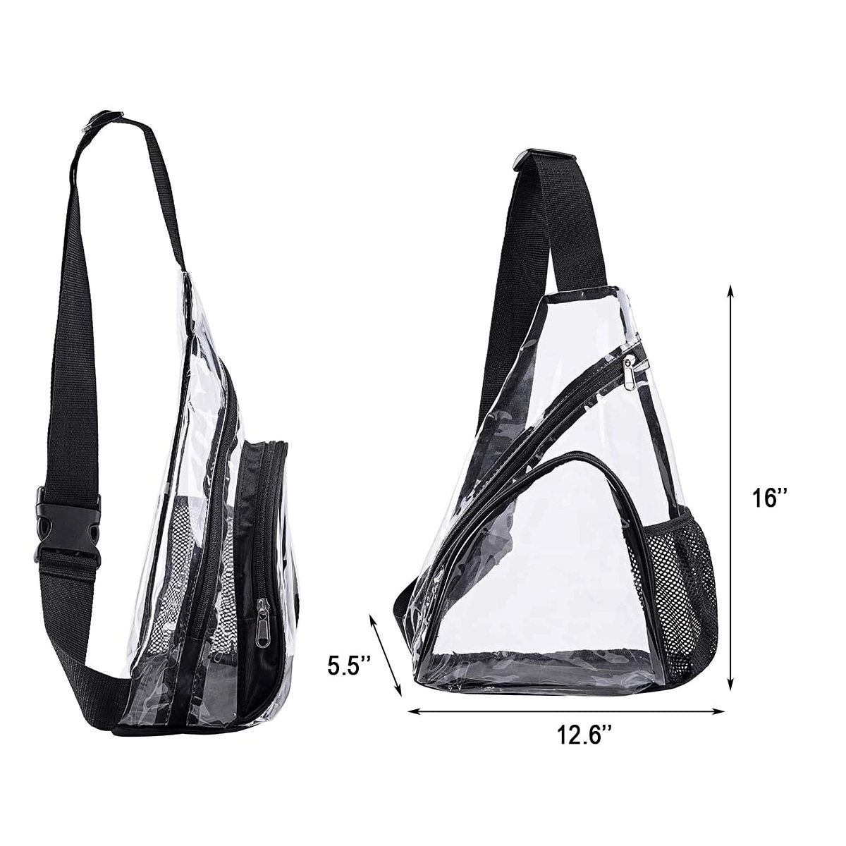 Clear Pvc Sling Bag 5