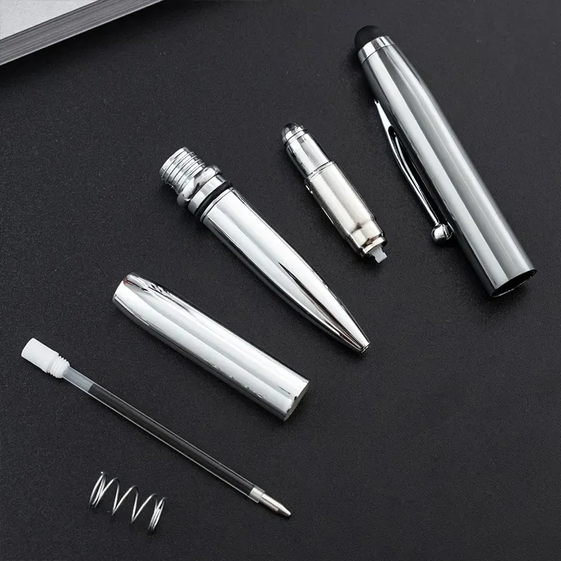 Multifunctional LED Ballpoint Pen With Stylus 1