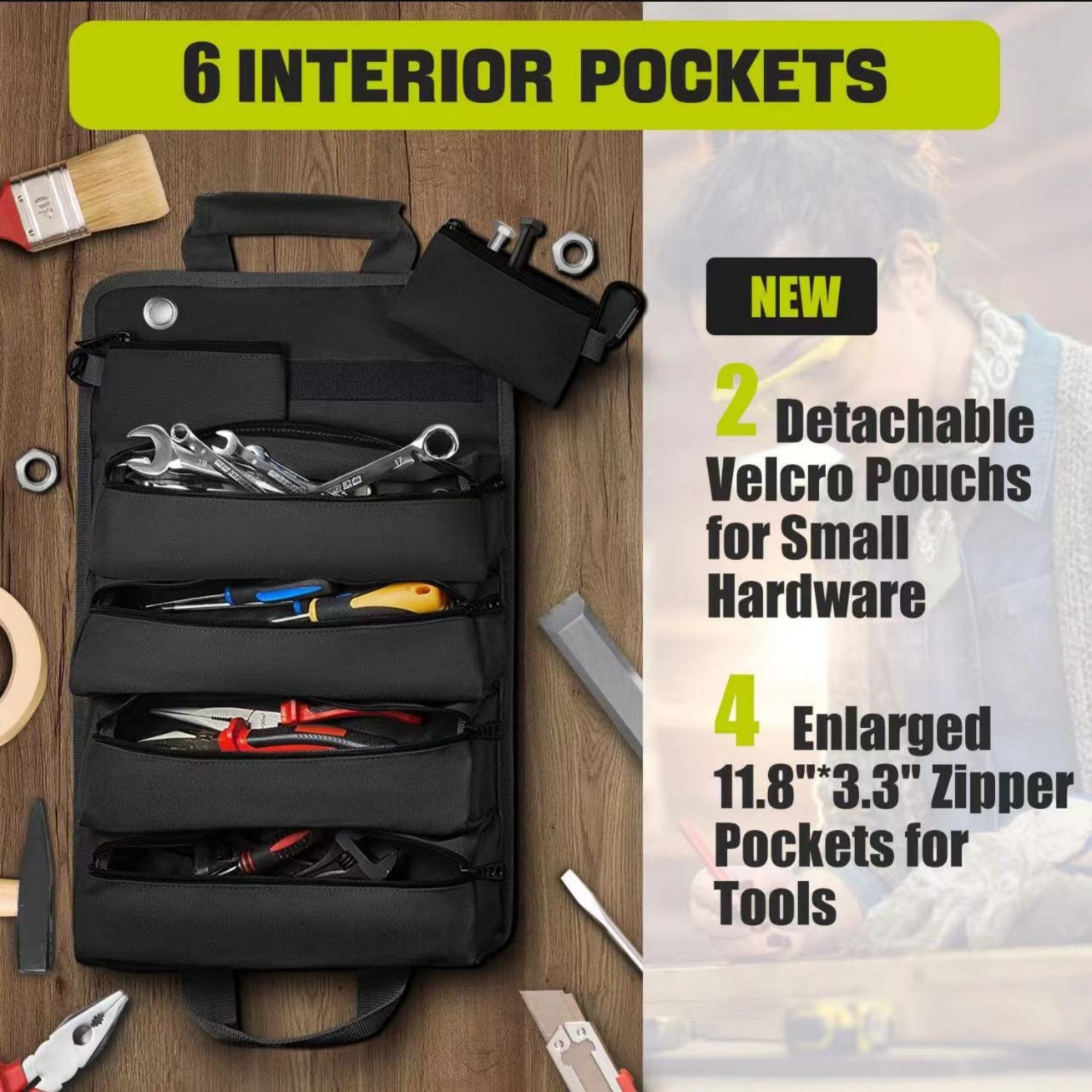 Roll Up Tool Bag 6