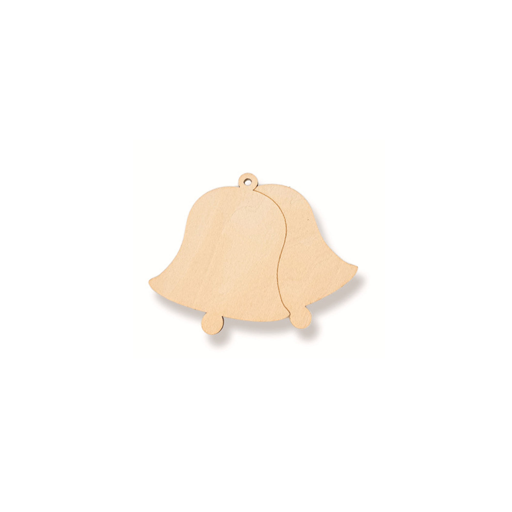 Natural Wood Christmas Tree Pendant 65