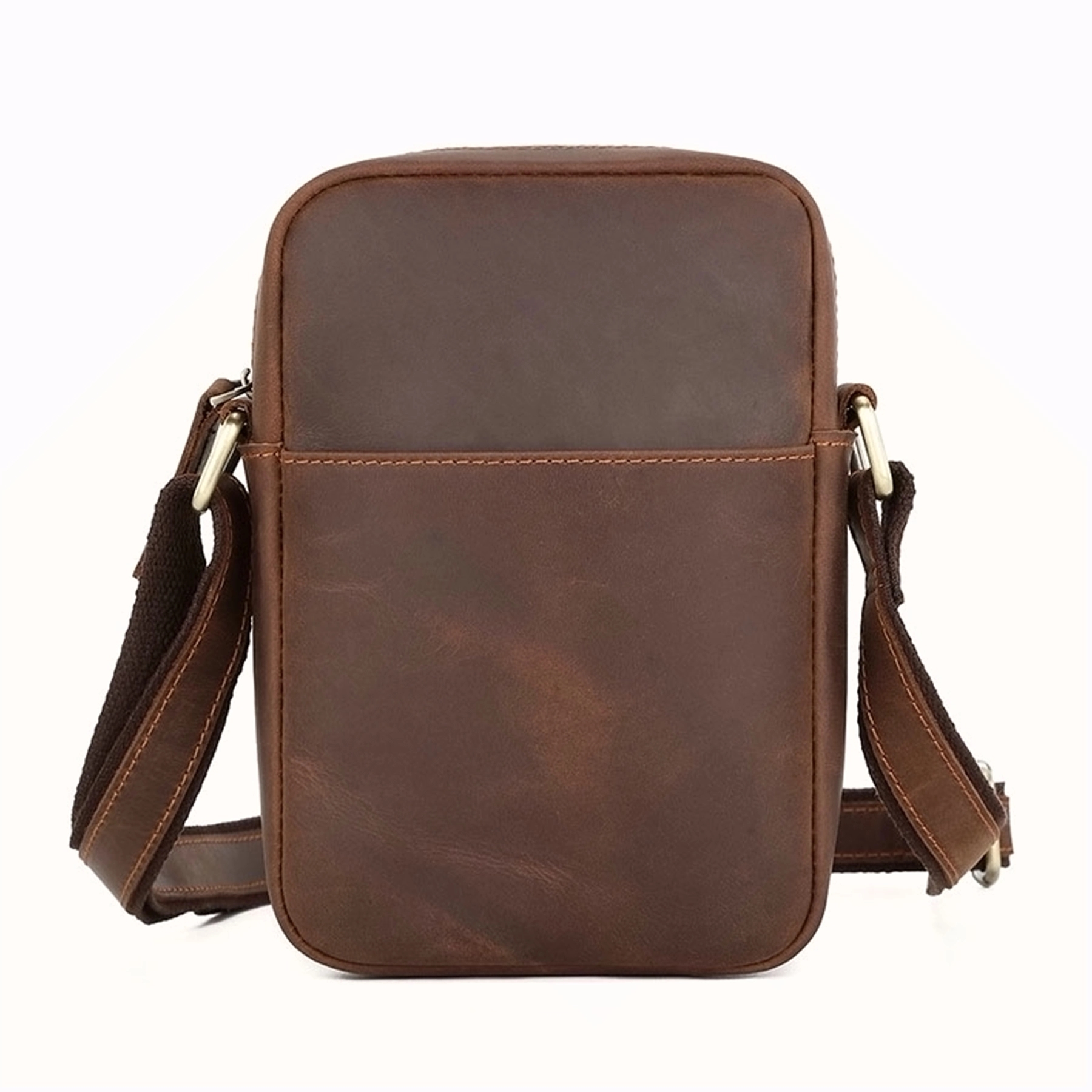 Men'S Genuine Leather Crossbody Bag 3