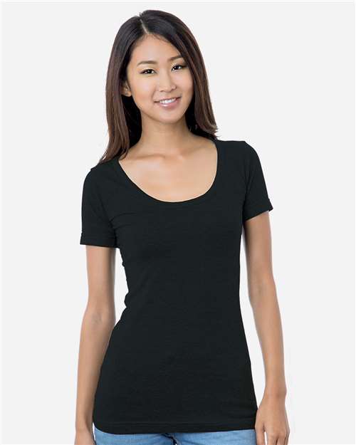 Women's USA-Made Scoop Neck T-Shirt - 3405 13