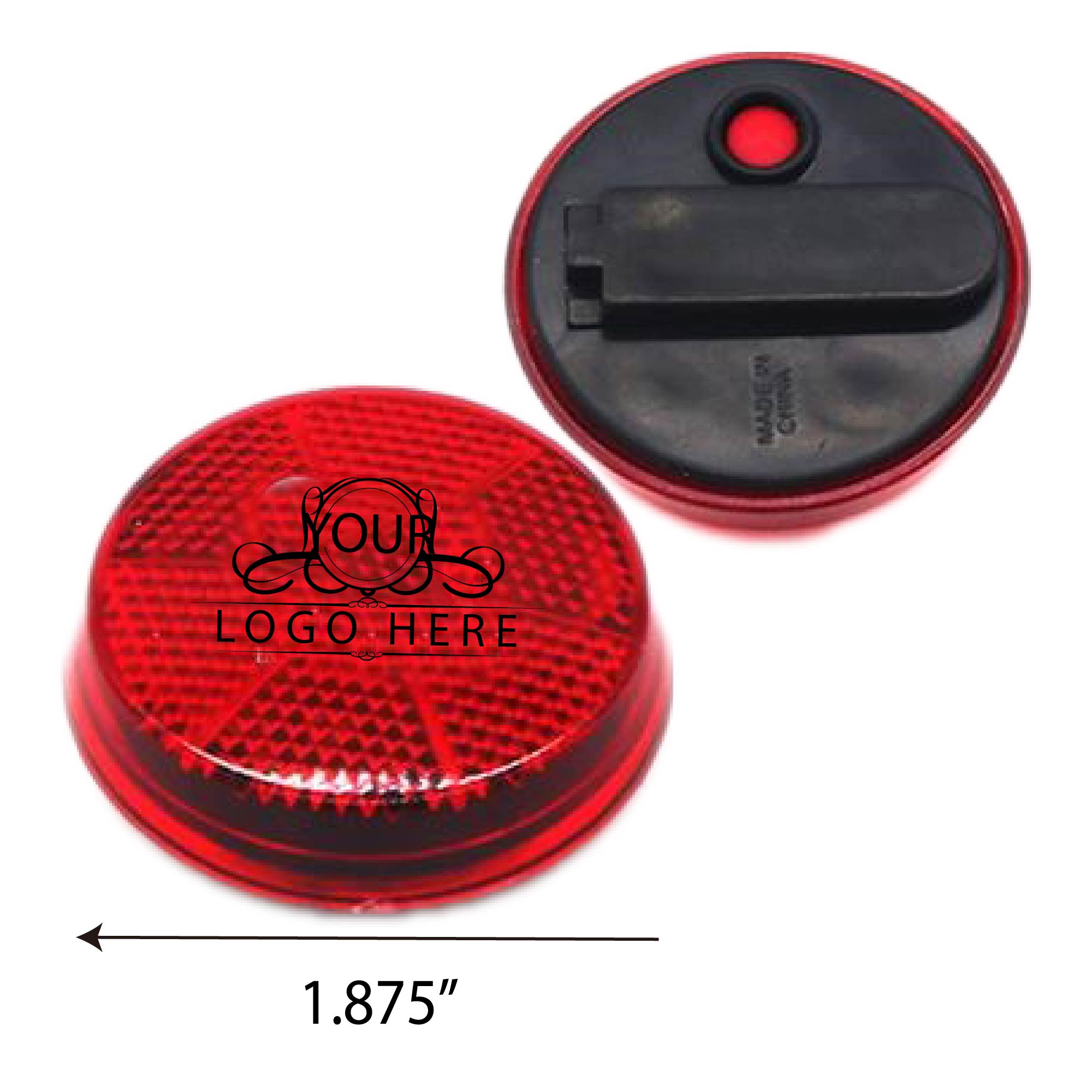 Clip-On Safety Reflector / Light 1