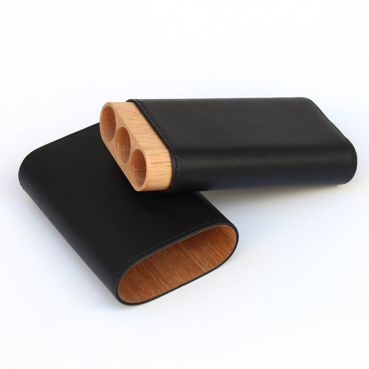 PU Leather Cigar Humidor Case 4