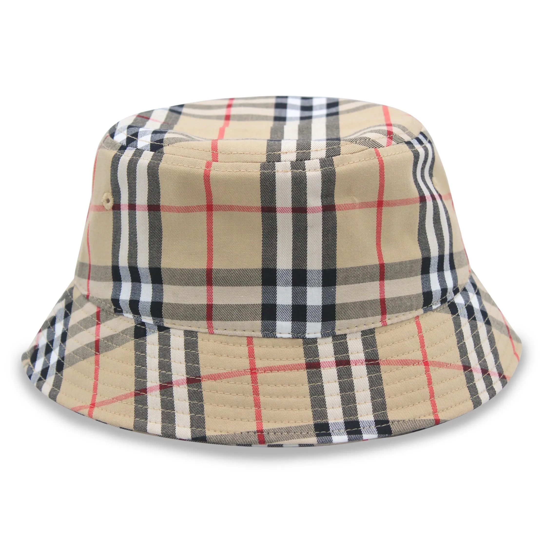 Designer Plaid bucket hat