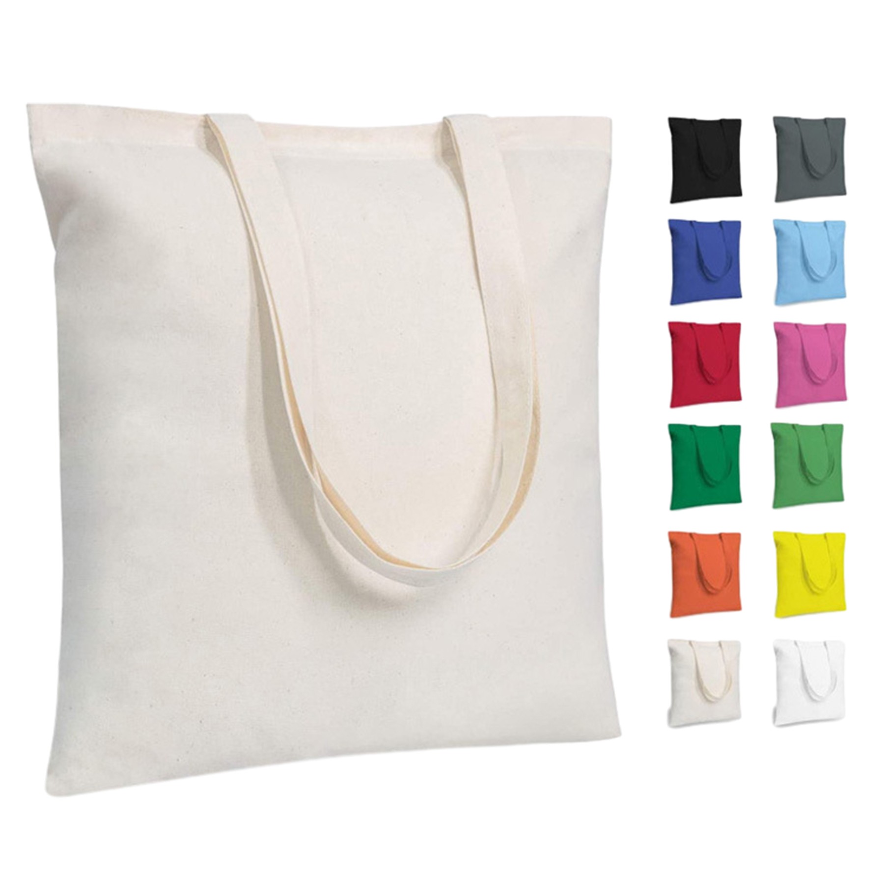 Lightweight Canvas Tote Bag, custom tote bag with logo imprint 3
