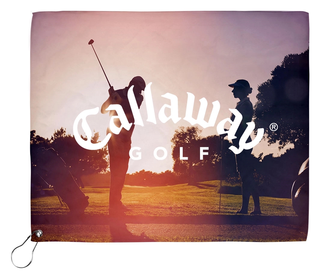 18x15 Sublimated Golf Towel - 200GSM 2