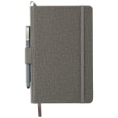 FSC® Mix 5.5" x 8.5" Heathered Hard Bound Journal 19