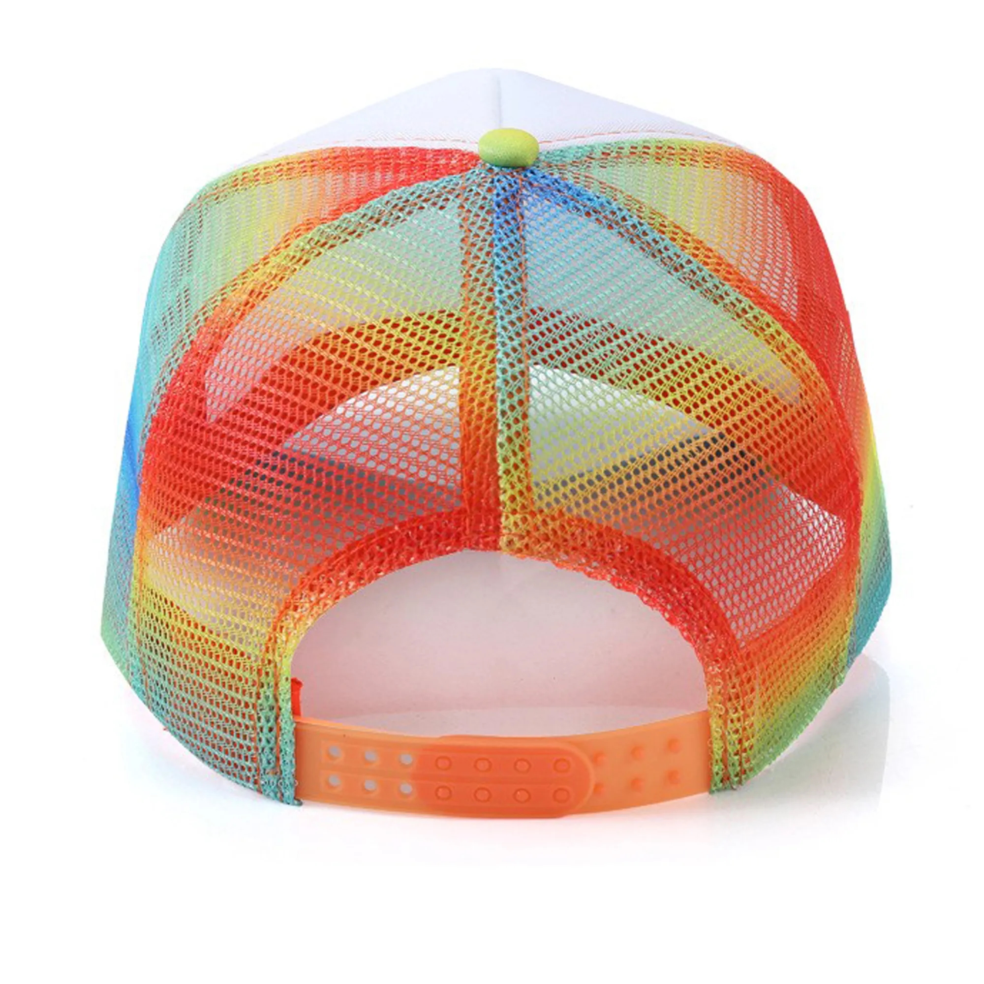 Rainbow Trucker Cap w/ Mesh 2