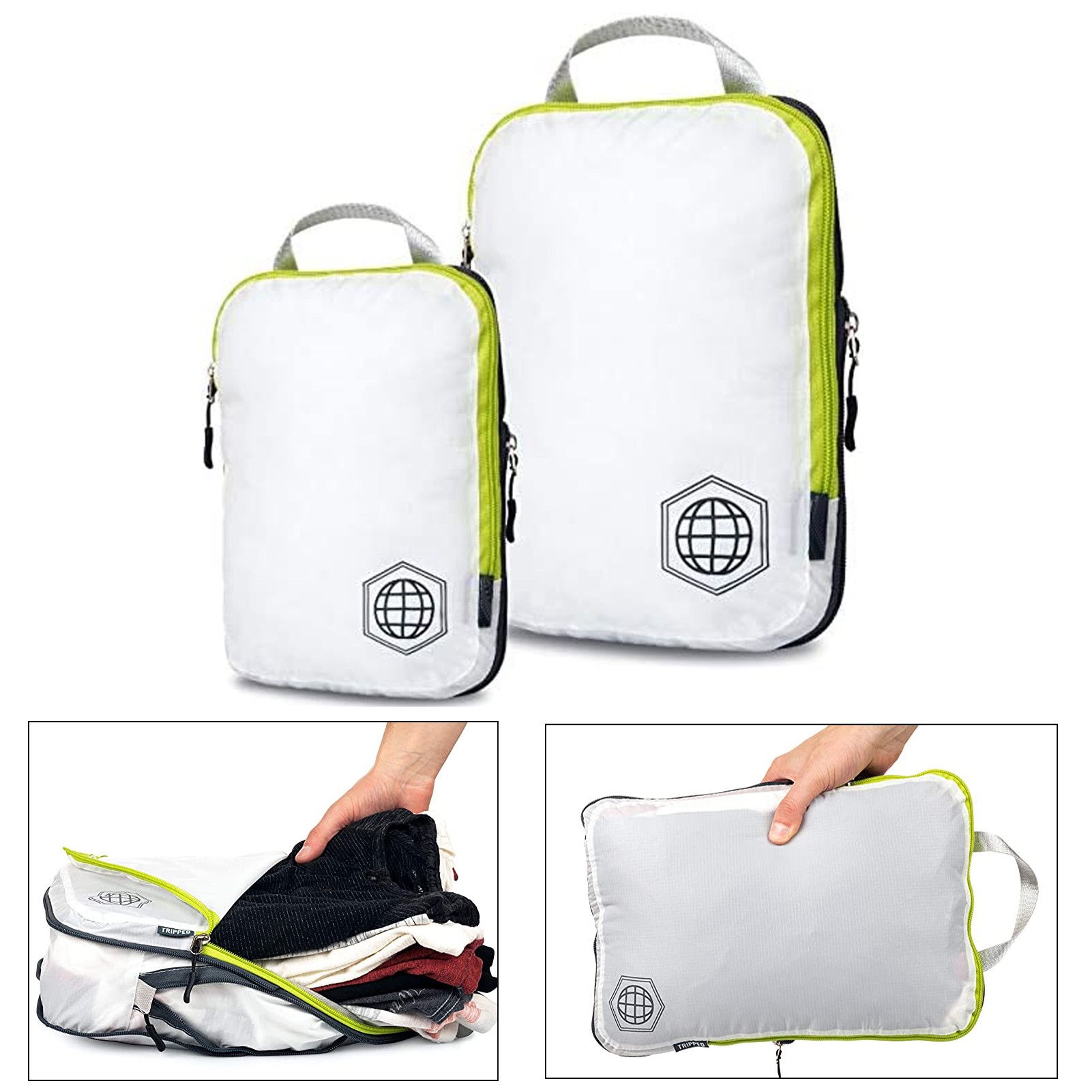 2 Set Compression Packing Cubes for Travel 2