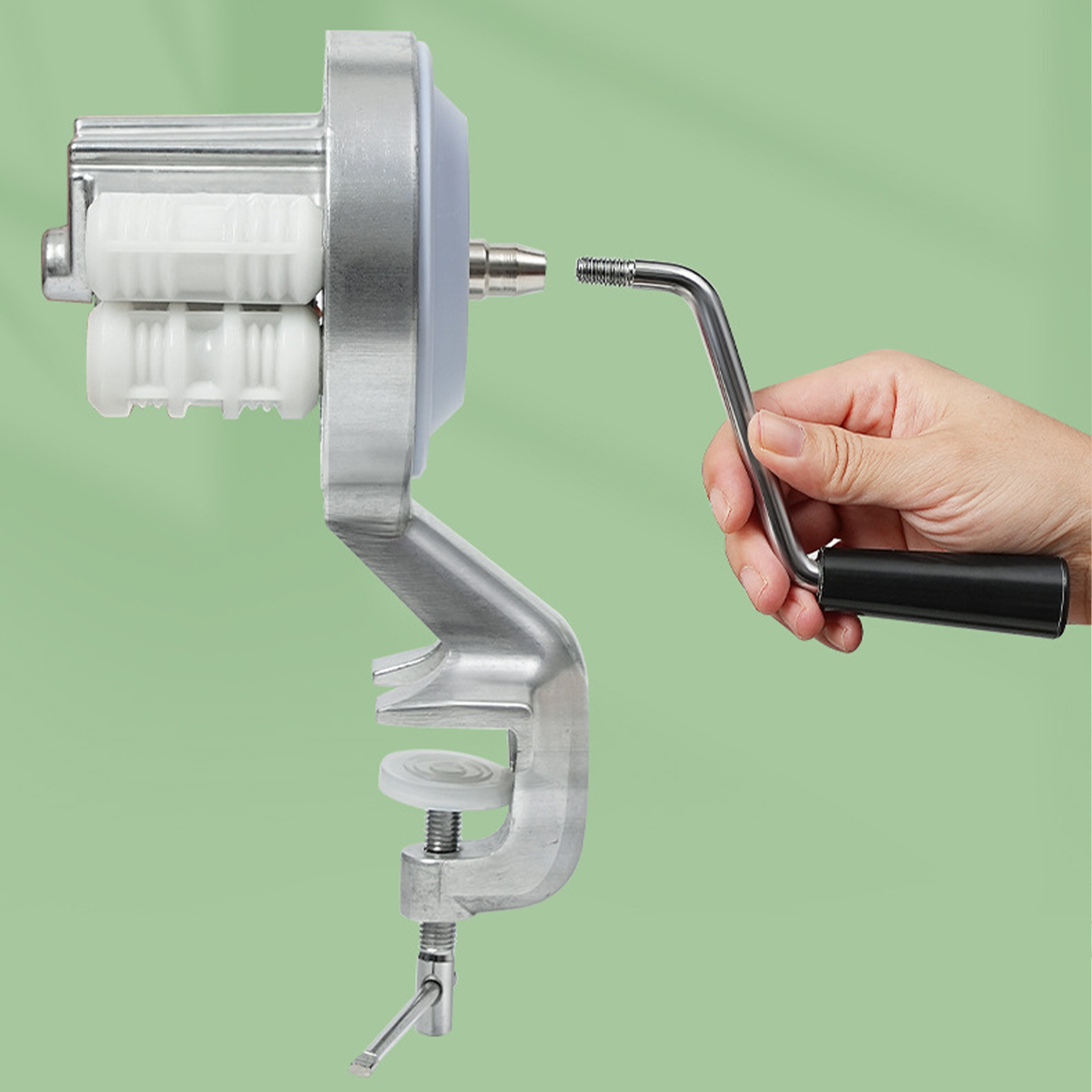 Aluminum Alloy Hand Cranked Noodle And Macaroni Machine 2