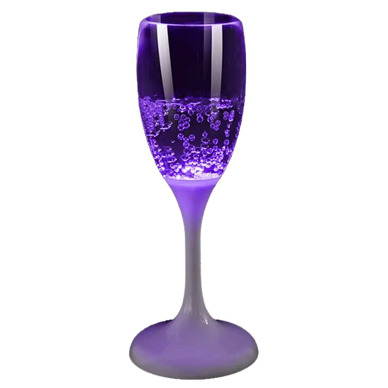 4oz LED Luminous Champagne Wine Cup Food Grade Plastic 5