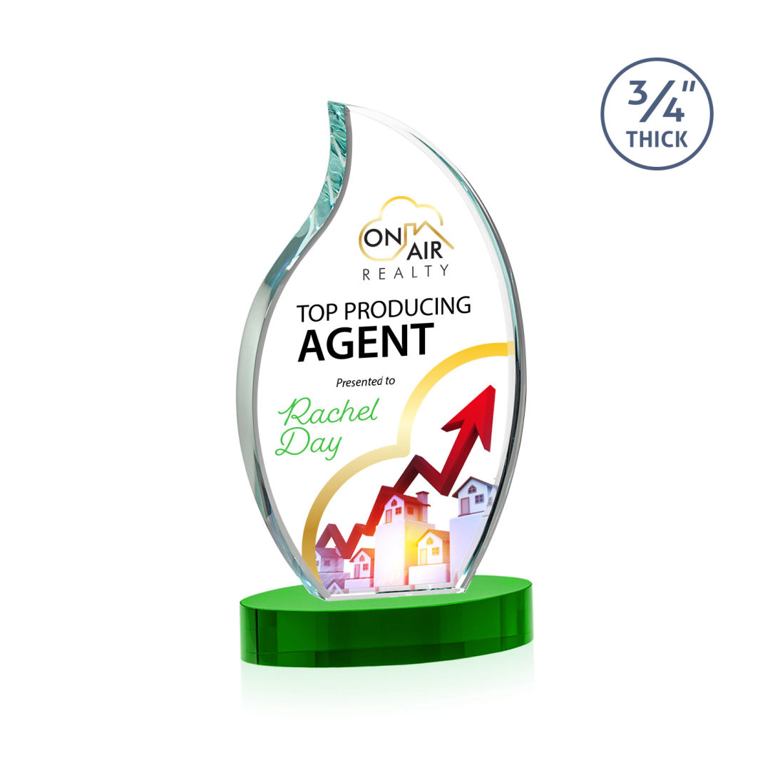 Croydon VividPrint™ Award on Alberton Base - Green 8