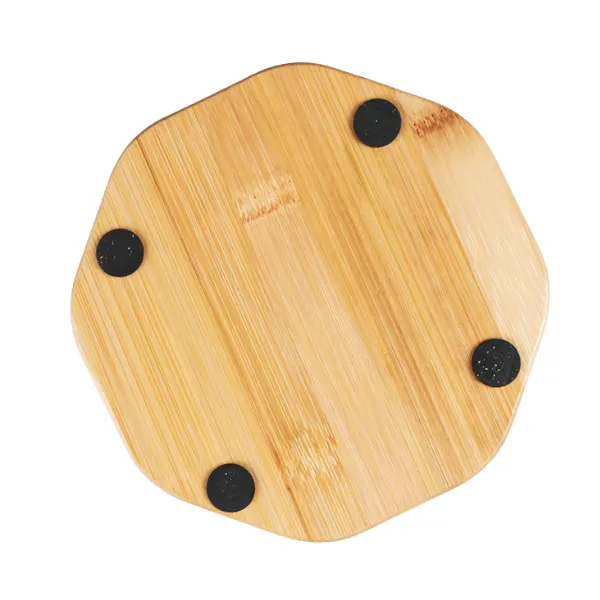 Bamboo Heat-Resistant Coaster Set 5 Shapes 7