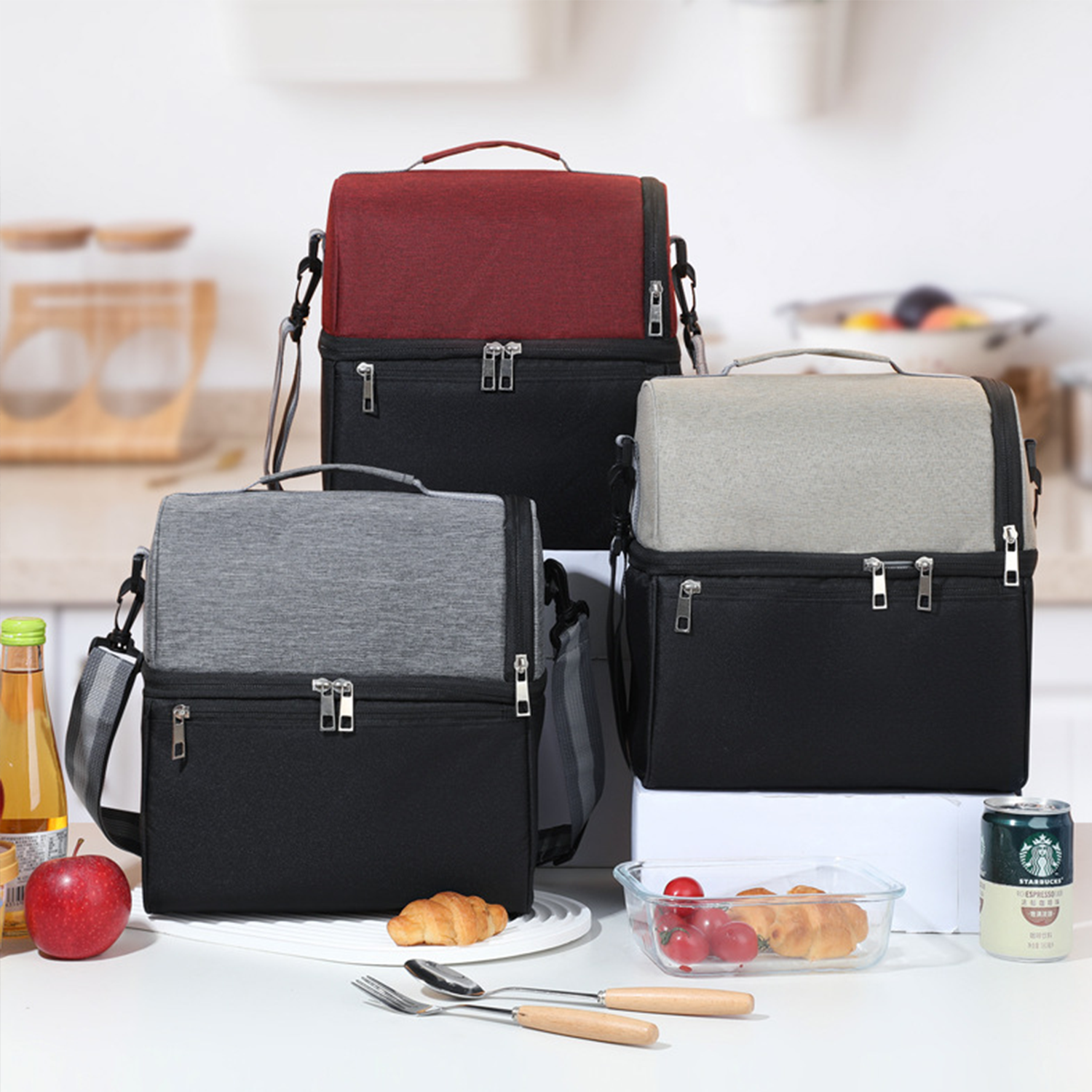 Cooler Food Lunch Reusable Bag 4