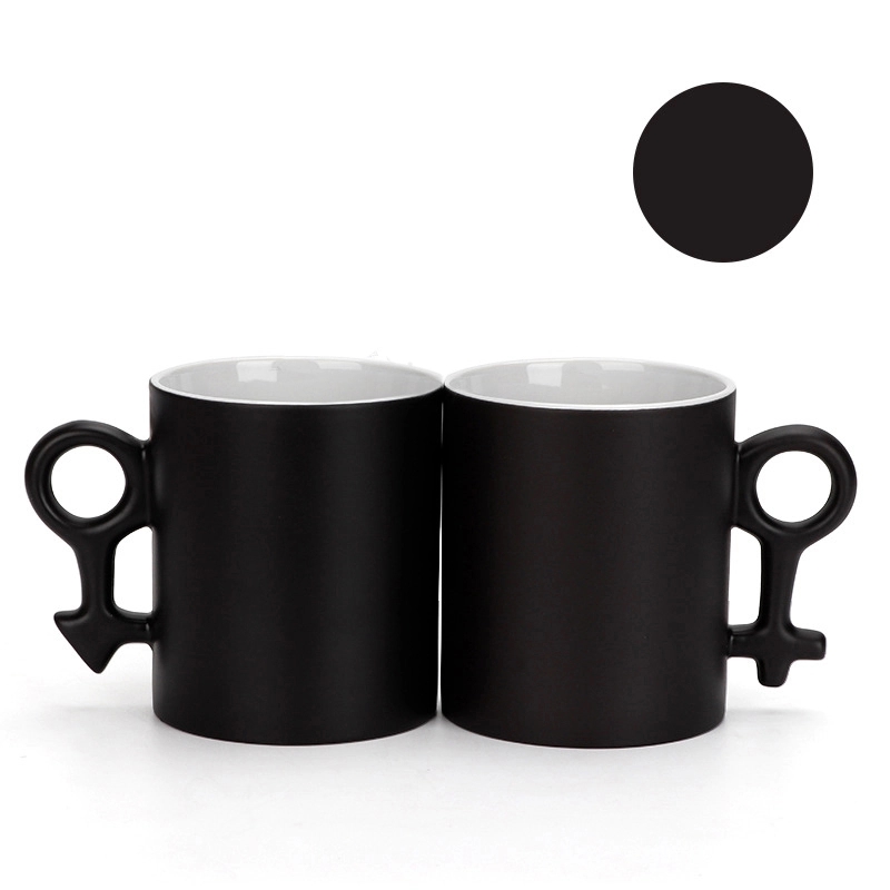 11 oz. Color Changing Ceramic Mug for Couples 8