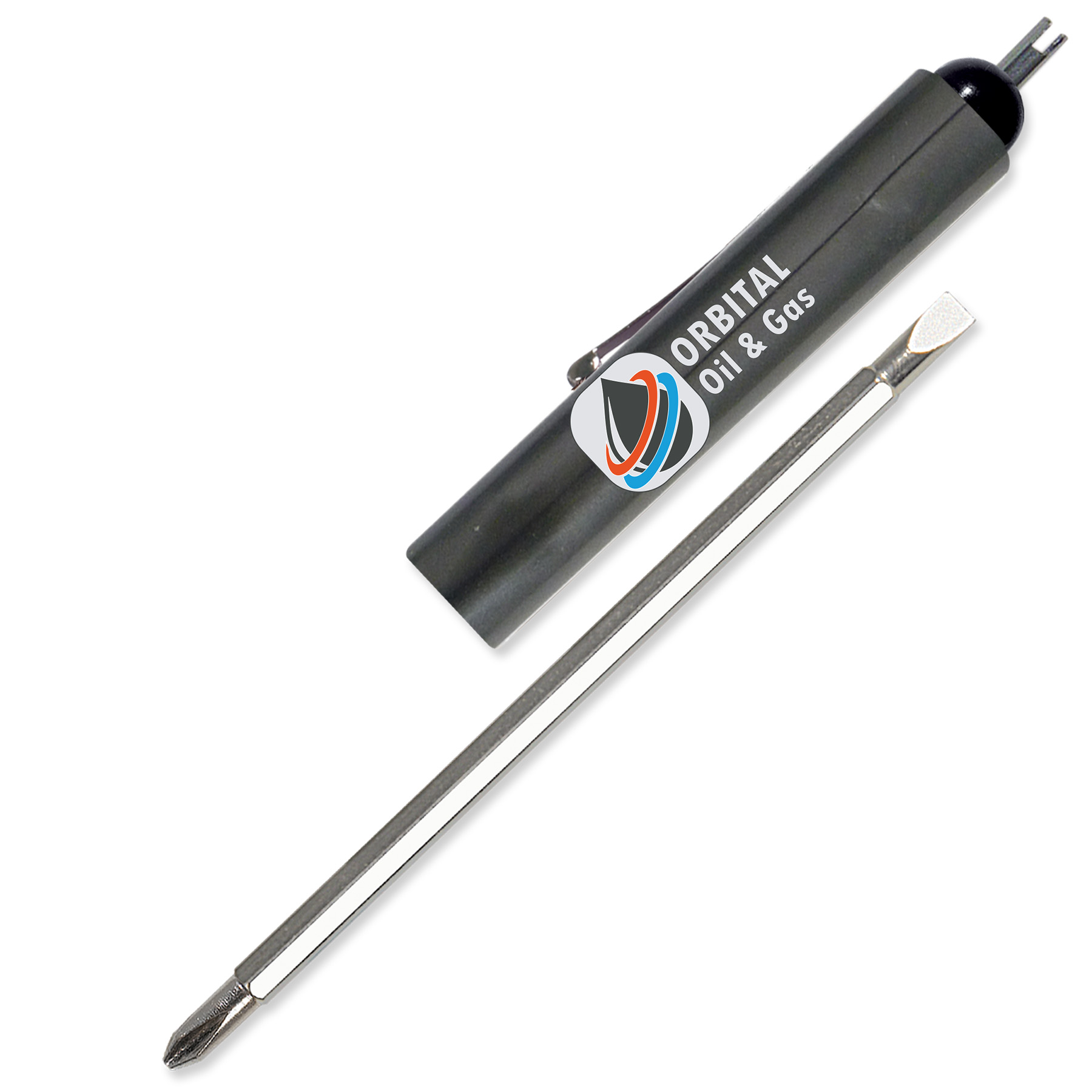 Jumbo Pocket Screwdriver Reversible Flat Blade + Valve Stem 22