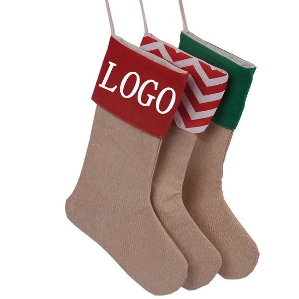Canvas Christmas Stocking Bag 3