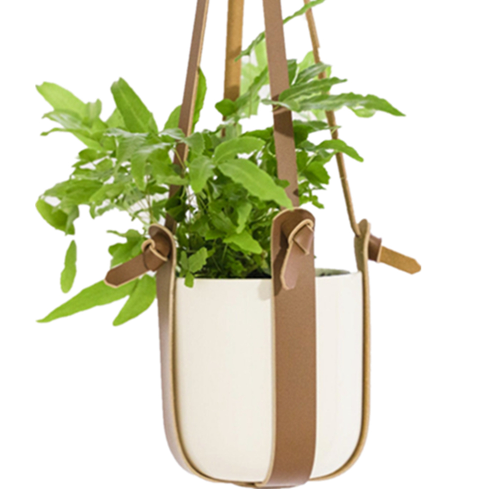 Leather Flower Plant Hanger 5