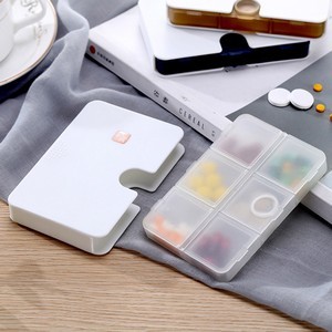 Single Compartment Round Push Pull Pill Case 3