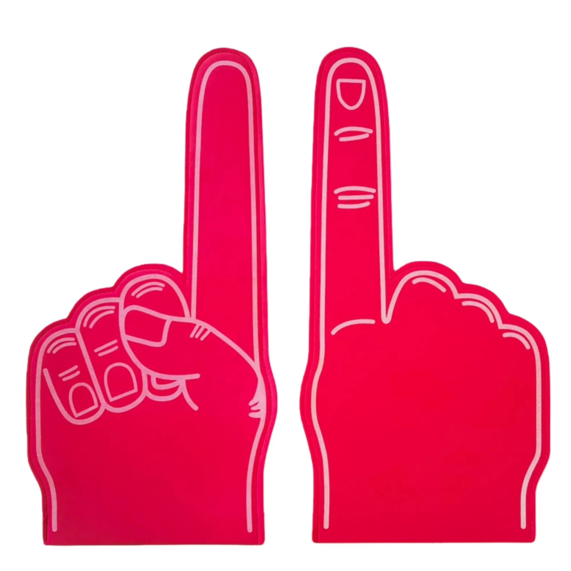 EVA Foam Hand Spirit Fingers For Sports Games Cheering 4