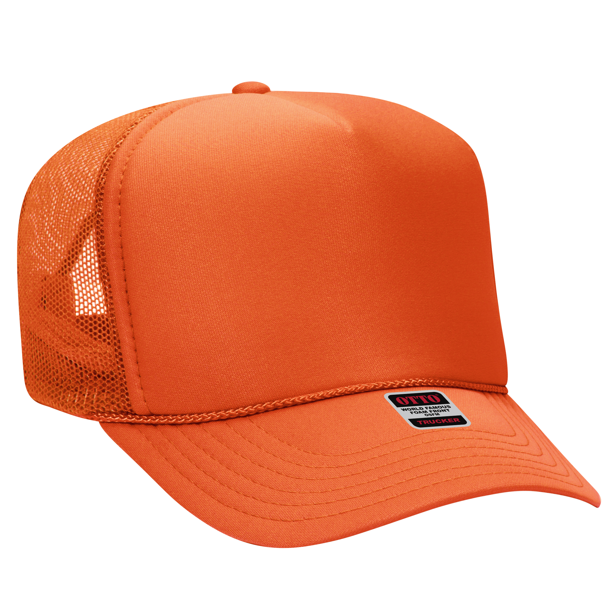 OTTO CAP® 5 Panel High Crown Mesh Back Trucker Hat 21