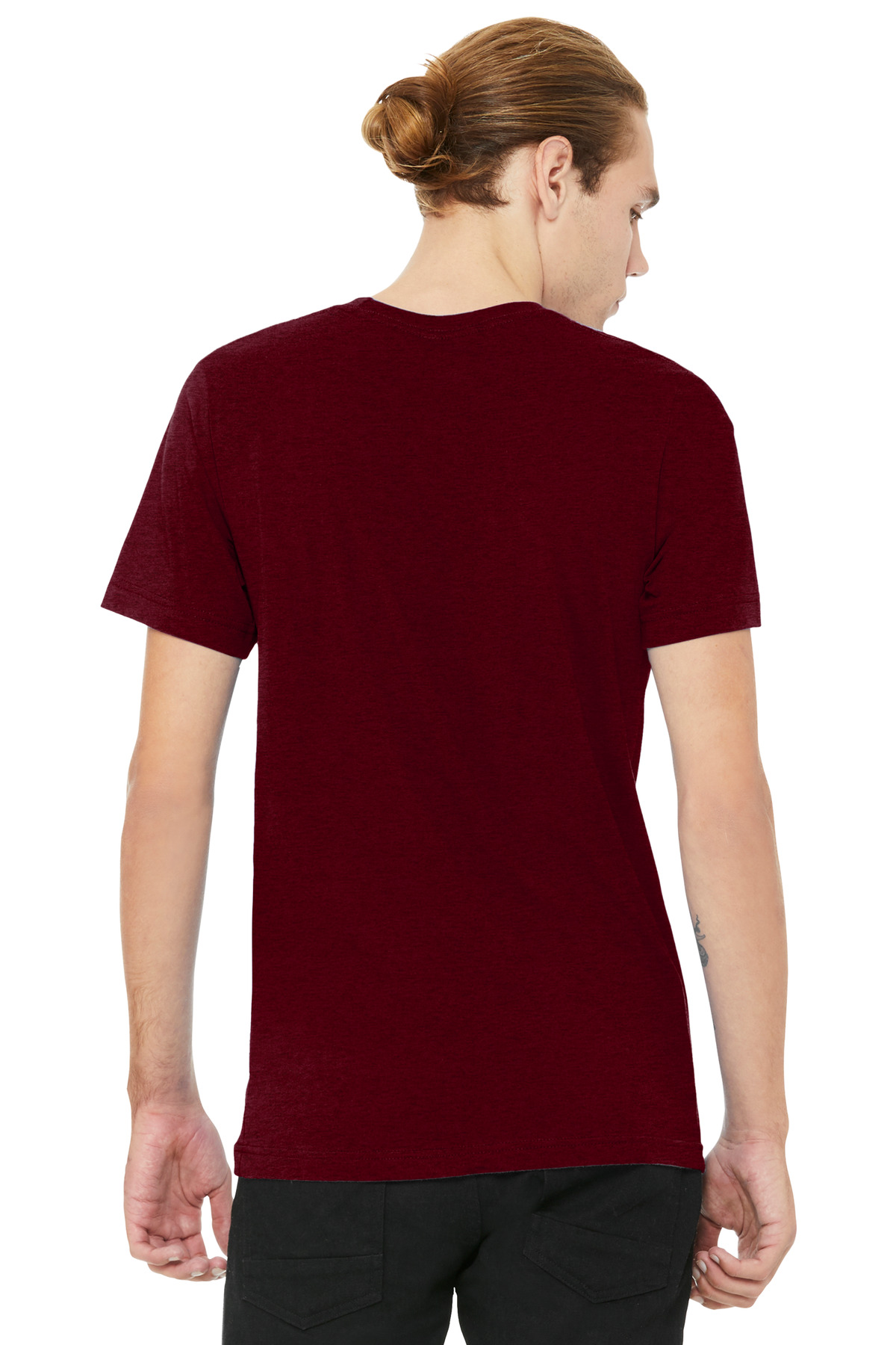 BELLA+CANVAS Unisex Heather CVC V-Neck Tee BC3005CVC 27